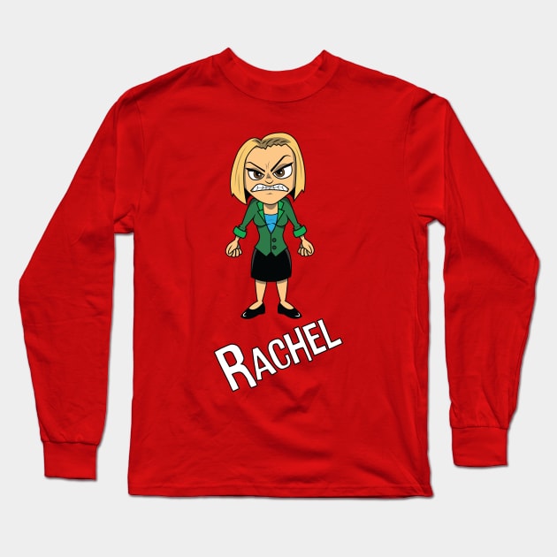 Rachel Long Sleeve T-Shirt by StarkContrastDesigns